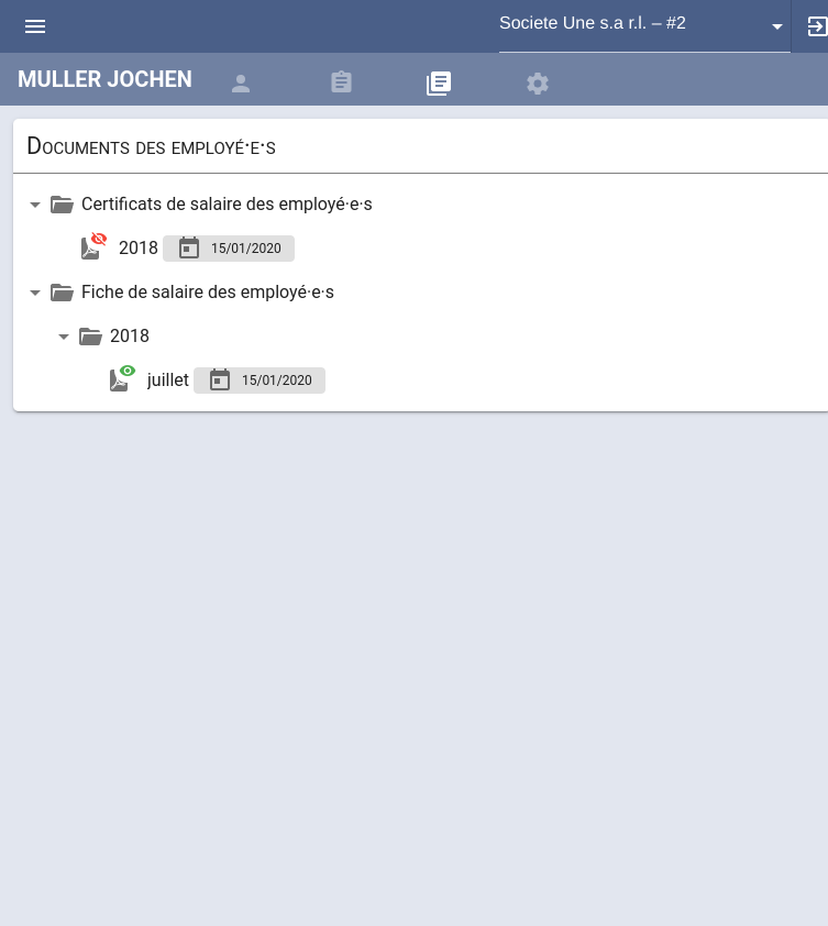 Documents are automatically filed on a storage back-end