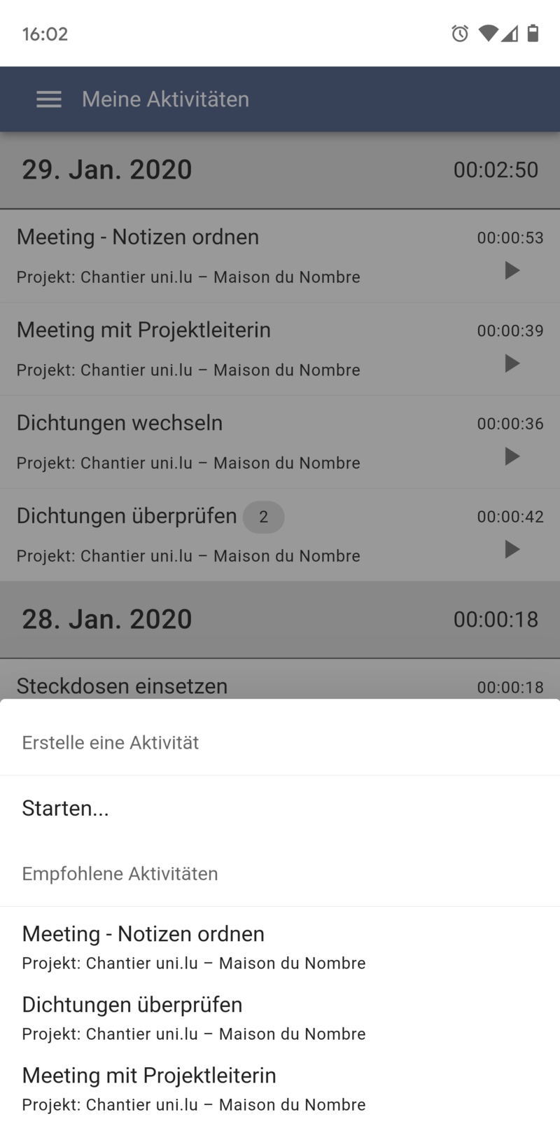 Let your employees track their time using « Kurono »